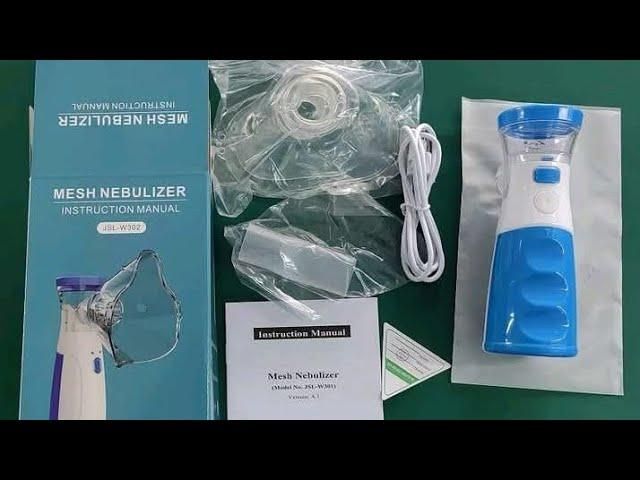 🌬️ Portable Ultrasonic Rechargeable Mesh Nebulizer Machine