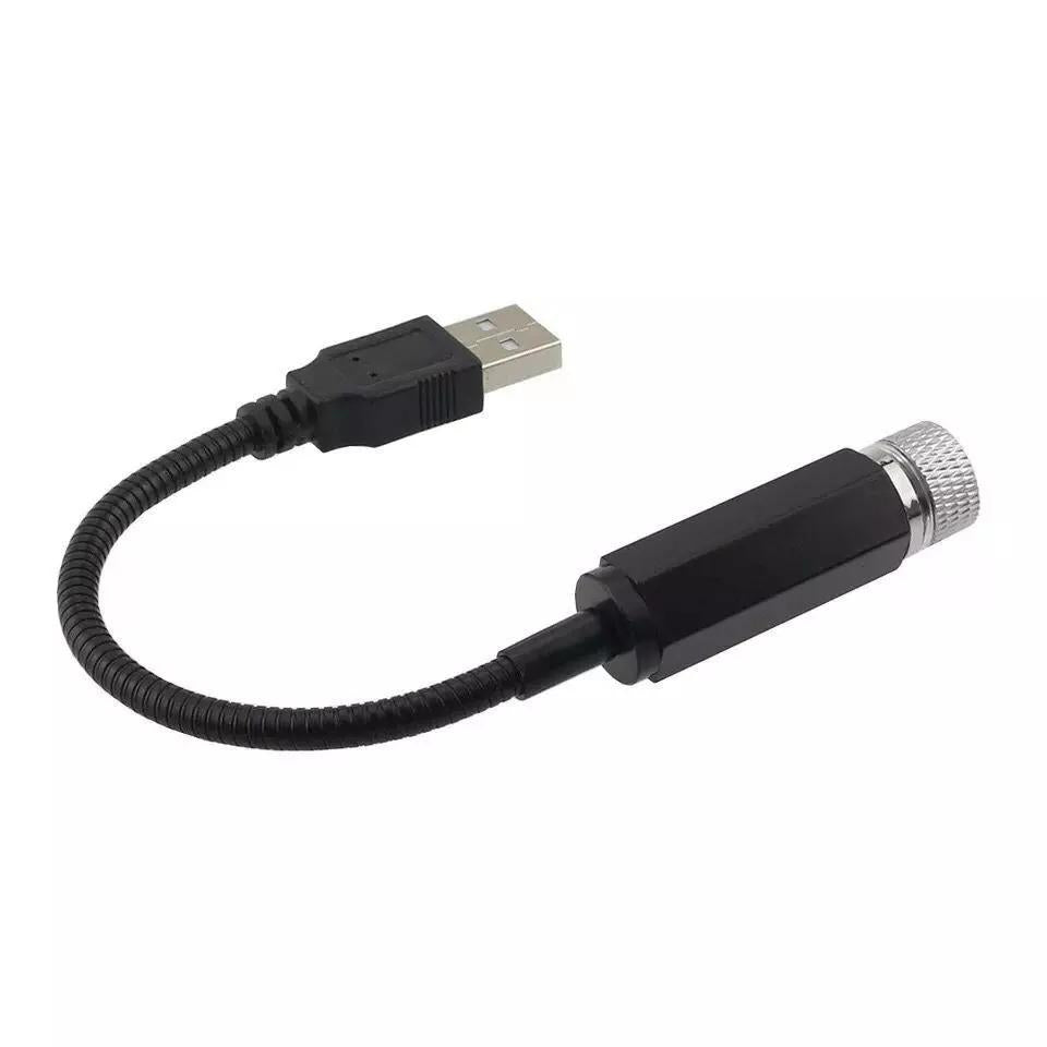 💡USB Star Ceiling Light – Red | Projection Lamp for Car & Room Decor