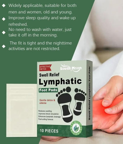 🌿 Swell Relief Lymphatic Foot Pads (Pack of 20)