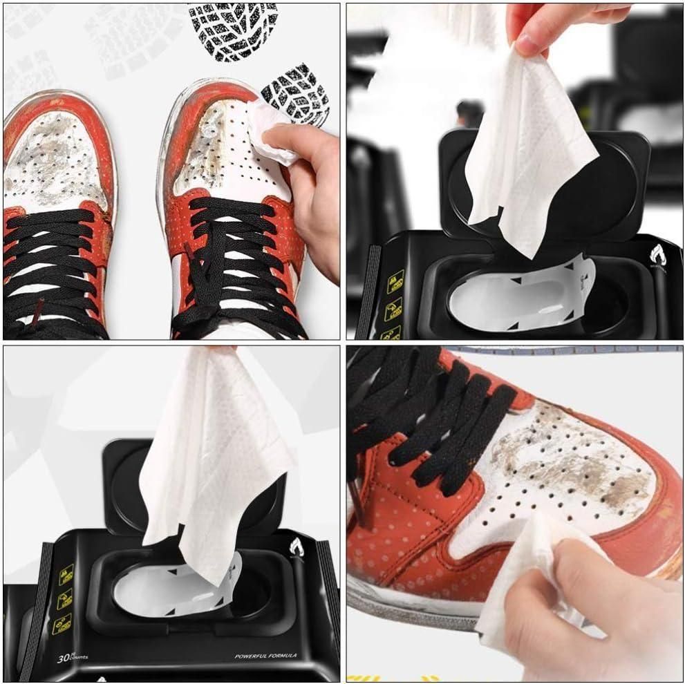 🧼 Natural Sneaker &amp; Shoe Cleaner Wipes (Pack of 80)