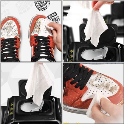 🧼 Natural Sneaker &amp; Shoe Cleaner Wipes (Pack of 80)