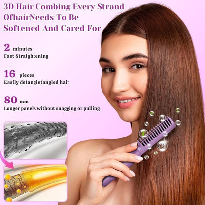 🔥 Meneflix Portable Mini Cordless Hair Straightener – Rechargeable Hot Comb (Pack of 1)