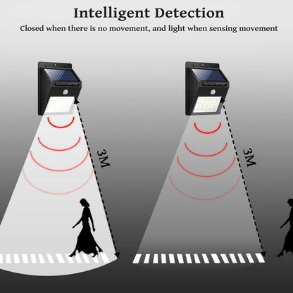 ☀️ Outdoor Solar Motion Sensor Security Light
