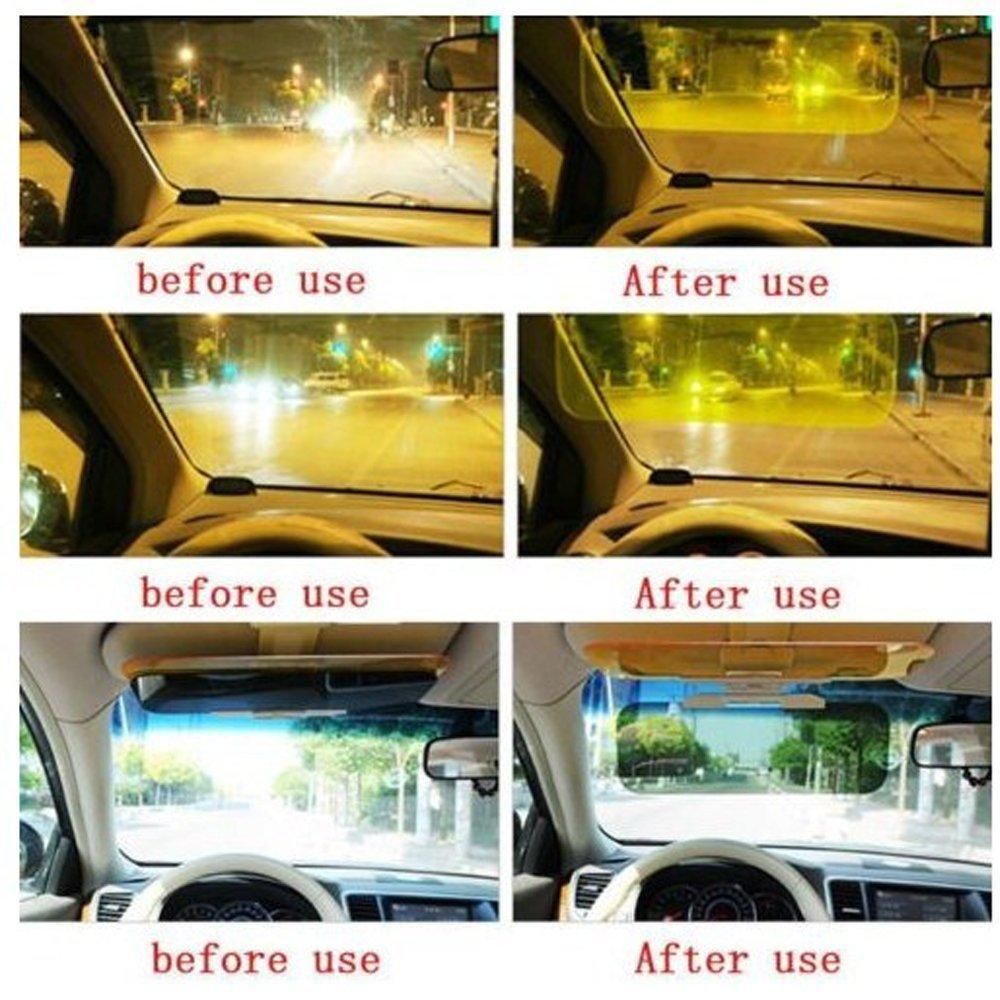🕶️ Anti-Glare Day & Night Vision Driving Goggle Sun Visor (Pack of 1)