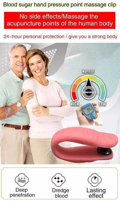 🧘Sugar Control LI4 Acupressure Point Clip – Therapy Tool