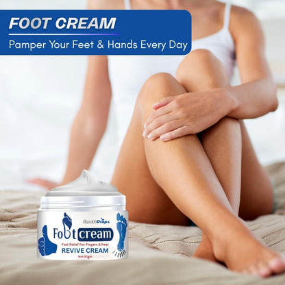 🦶✨Foot Cream Fast Relief for Fingers & Feet – Revive Cream (Pack of 2)
