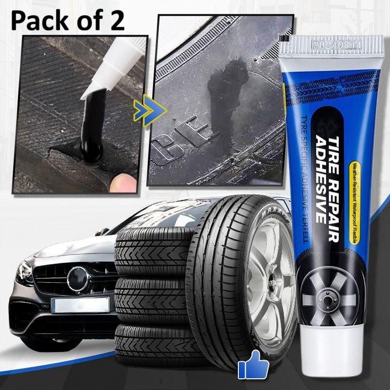 🛠️ Waterproof Tire Repair Adhesive (Pack of 2)