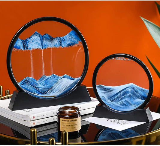 🌊 3D Deep Sea Moving Sand Art – Relaxing Kinetic Sandscape Decor