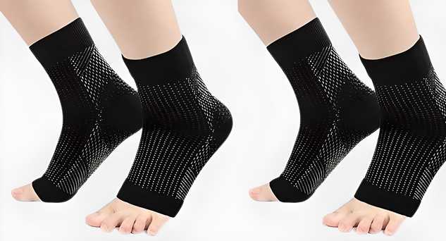 🧦 Swelling Arch Heel Support Socks – Yoga & Sports Protection