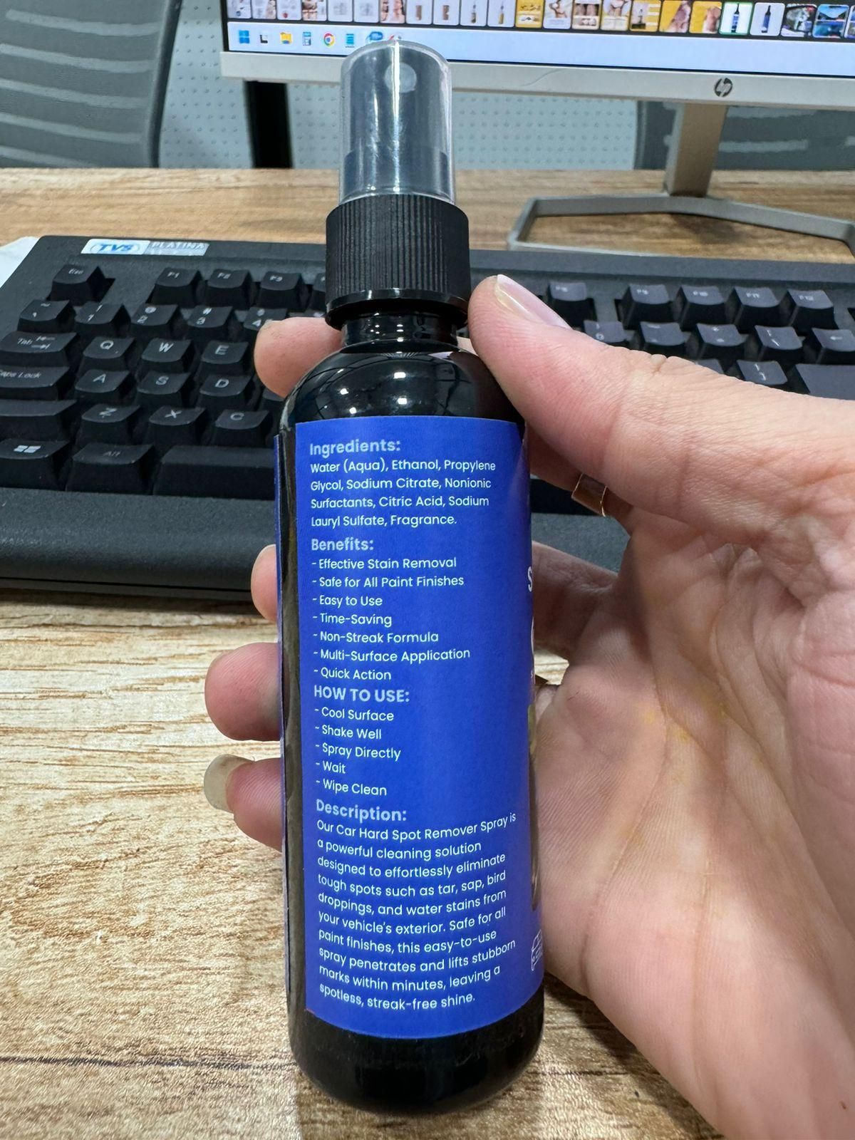 🧴CJTHK Glass Hard Spot Remover 100ml (Pack of 2)