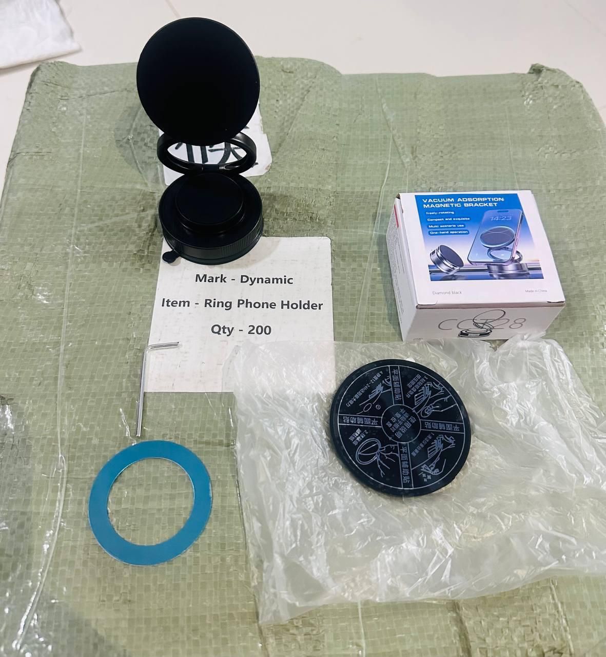 🌀Vacuum Absorption Magnetic Bracket – Foldable Phone Stand