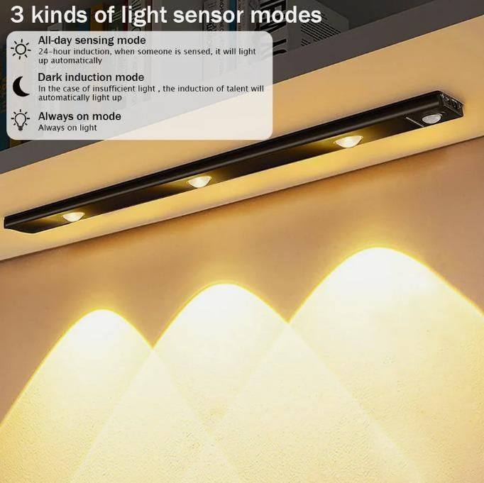 💡 LED PIR Motion Sensor Cabinet Light – Smart, Portable & Energy Efficient
