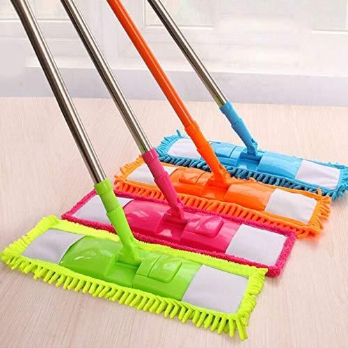 🧼 Wet & Dry - Flat Microfiber Floor Cleaning Mop with Telescopic Handle