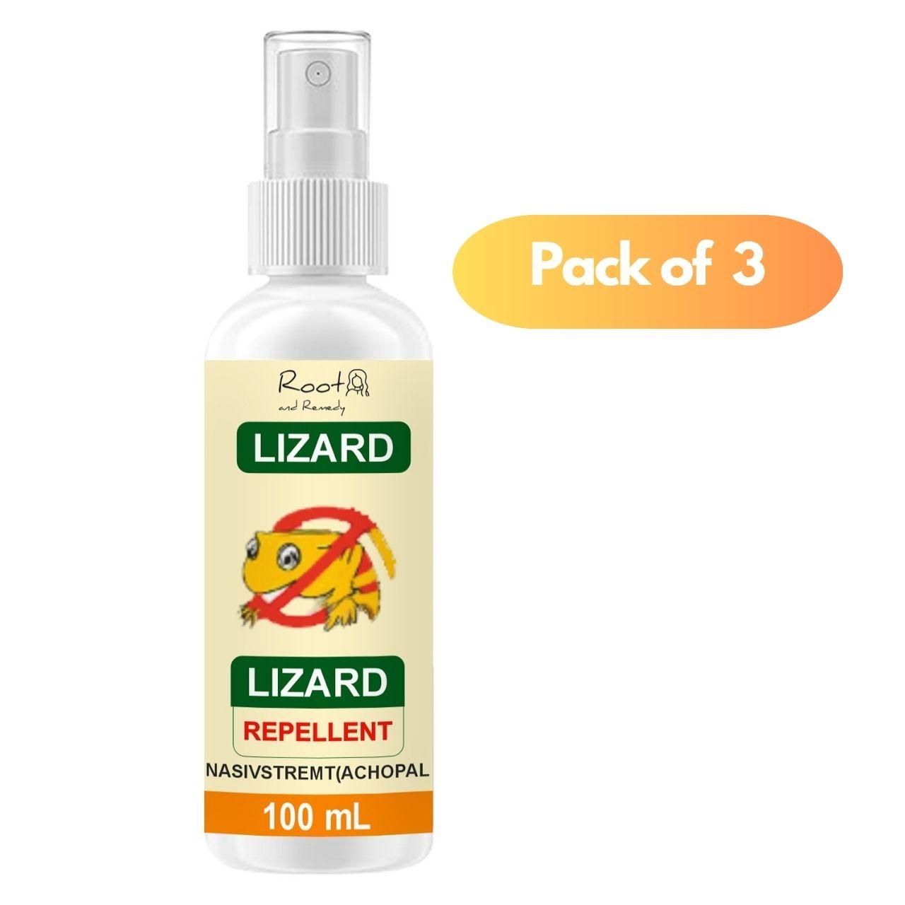 🦎 Lizard Repellent Spray – 100 ml (Pack of 3)