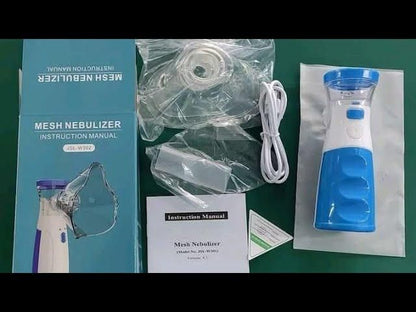 🌬️ Portable Ultrasonic Rechargeable Mesh Nebulizer Machine
