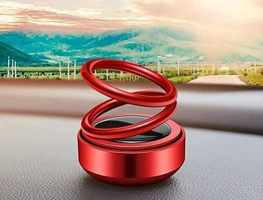 🌸 Solar Power Rotating Car/Room Air Freshener – Long-Lasting French Fragrance