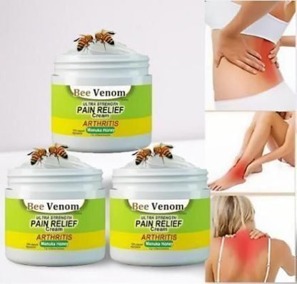 🐝 Bee Venom Pain Relief Cream (Pack of 3)