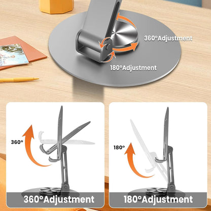 📱Aluminium 360° Rotatable Phone & Tablet Stand