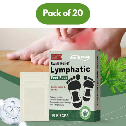 🌿 Swell Relief Lymphatic Foot Pads (Pack of 20)