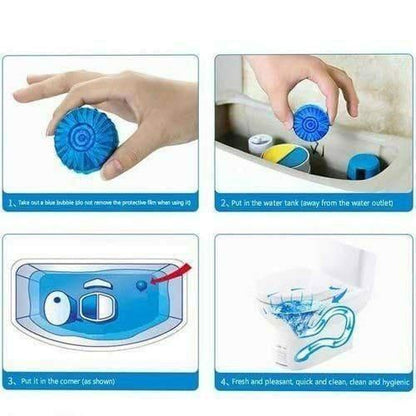 🚽Toilet Cleaning Tablet – Automatic Toilet Deodorizer & Bathroom Cleaner (Pack of 10)